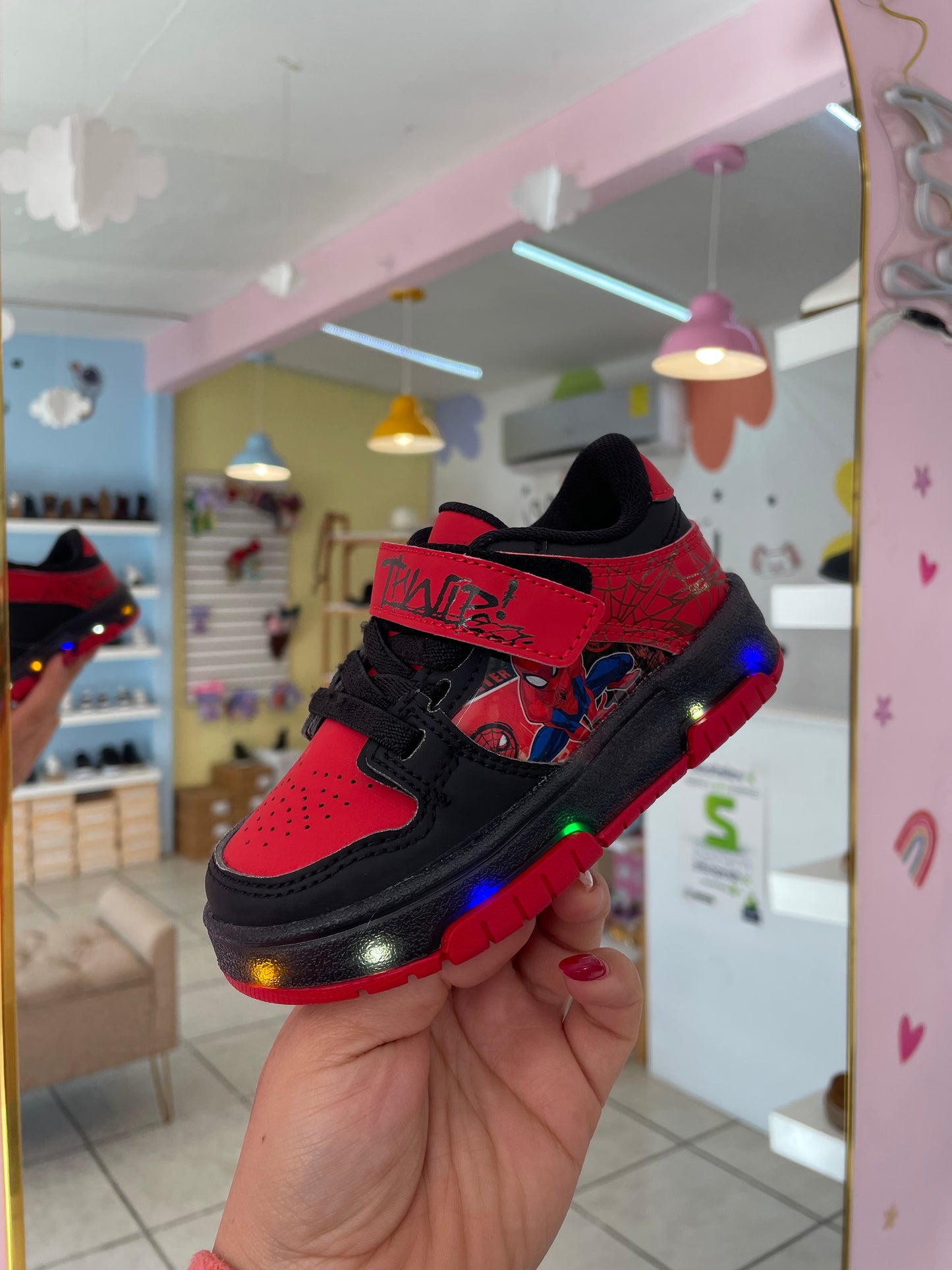 Teni Spiderman Rojo/Negro