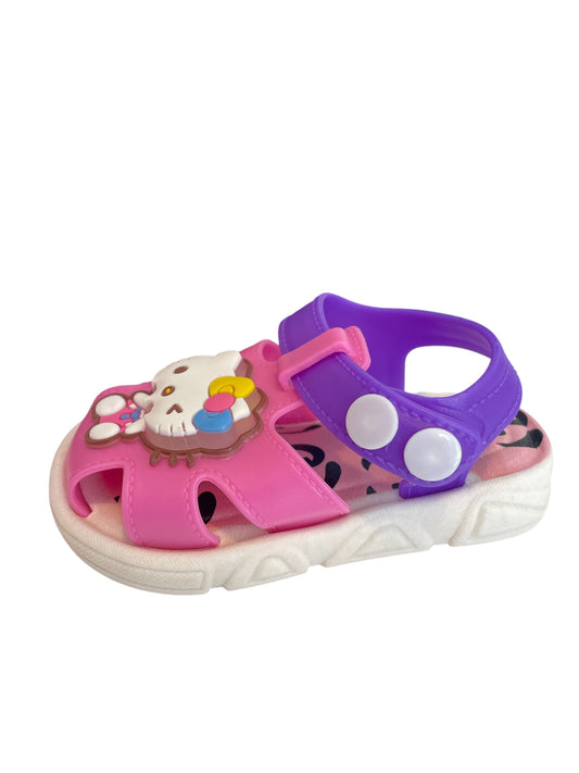 Sandalia Pillona Led Hello Kitty Rosa