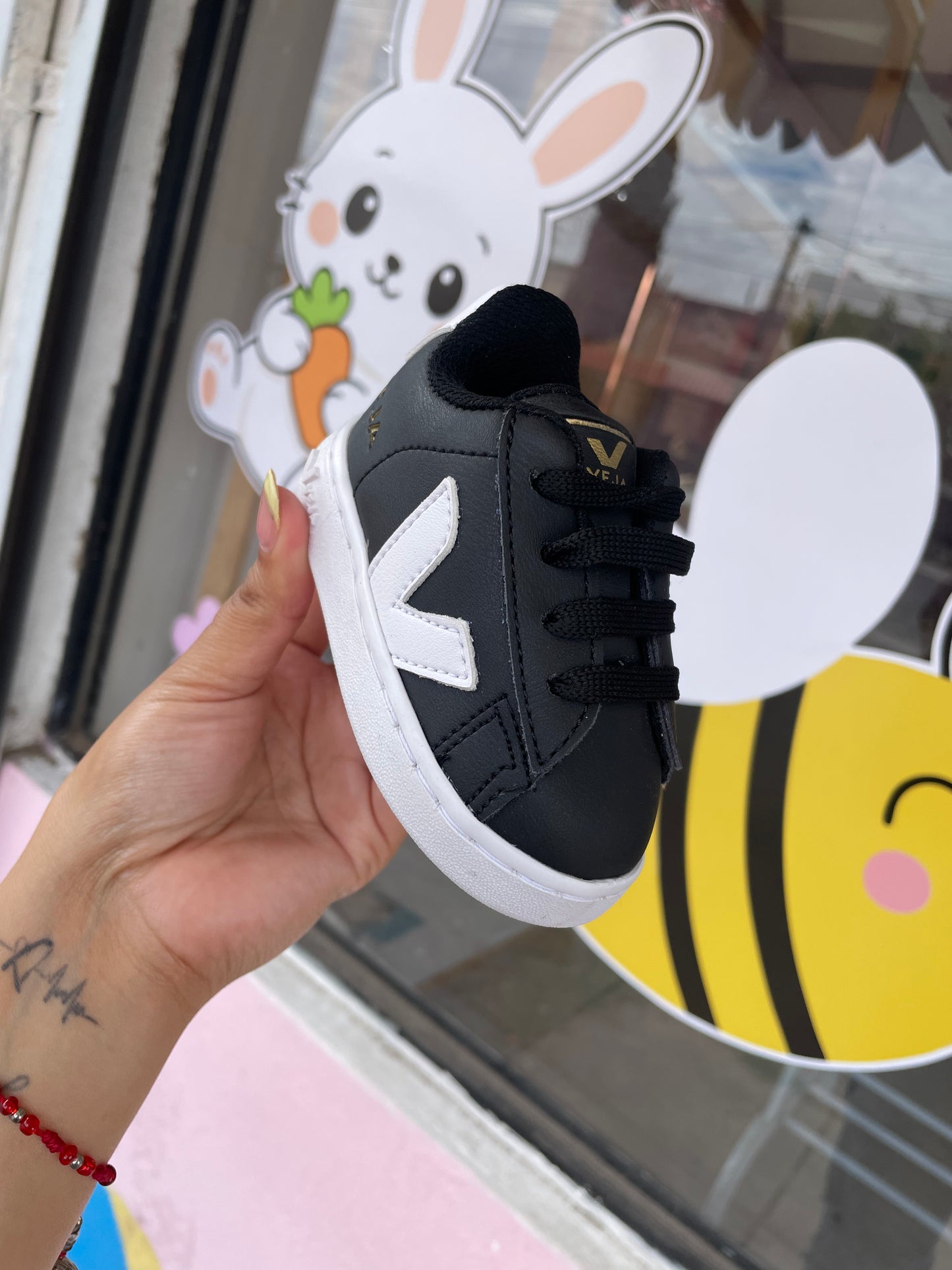 Tenis bebe veja negros