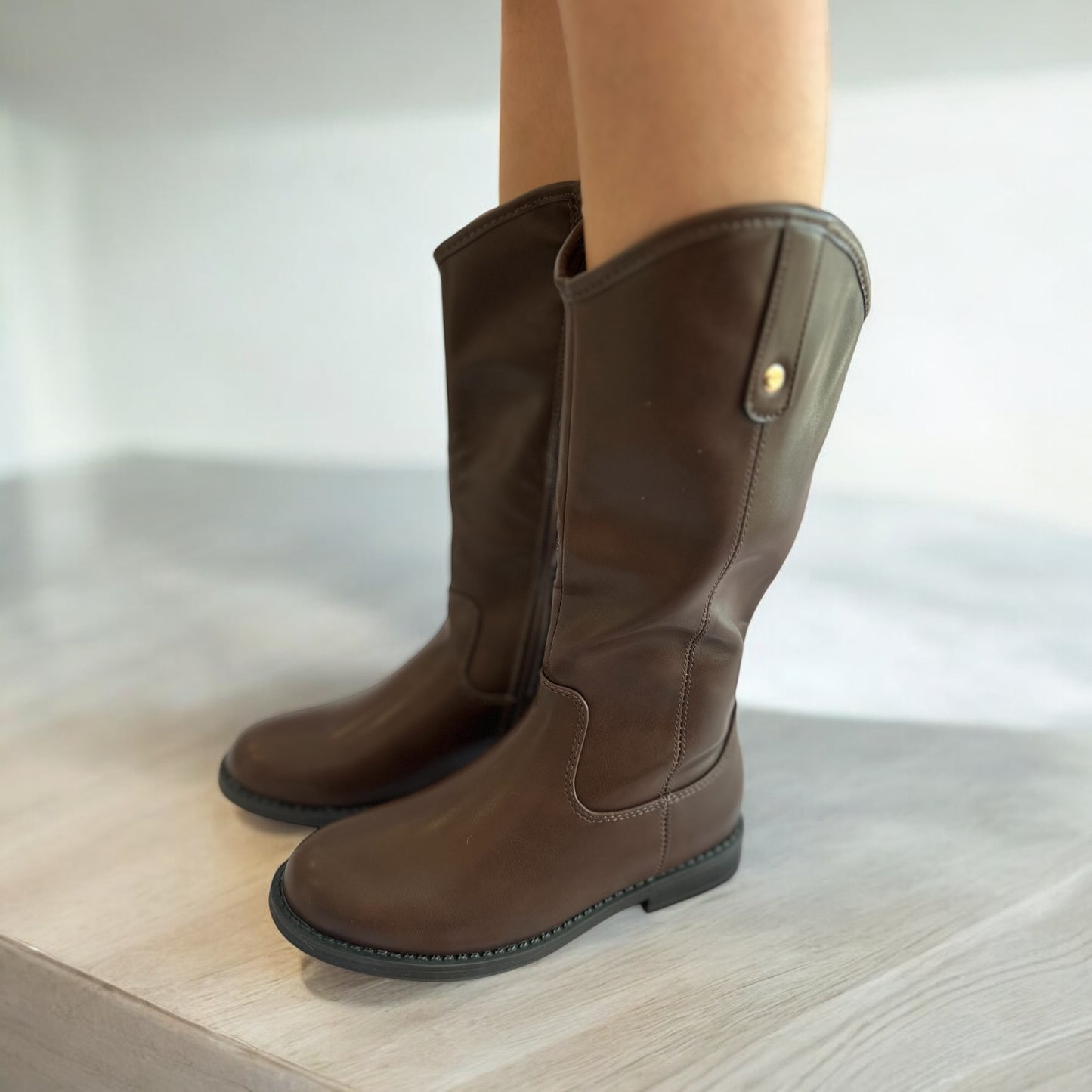 Bota alta Brown