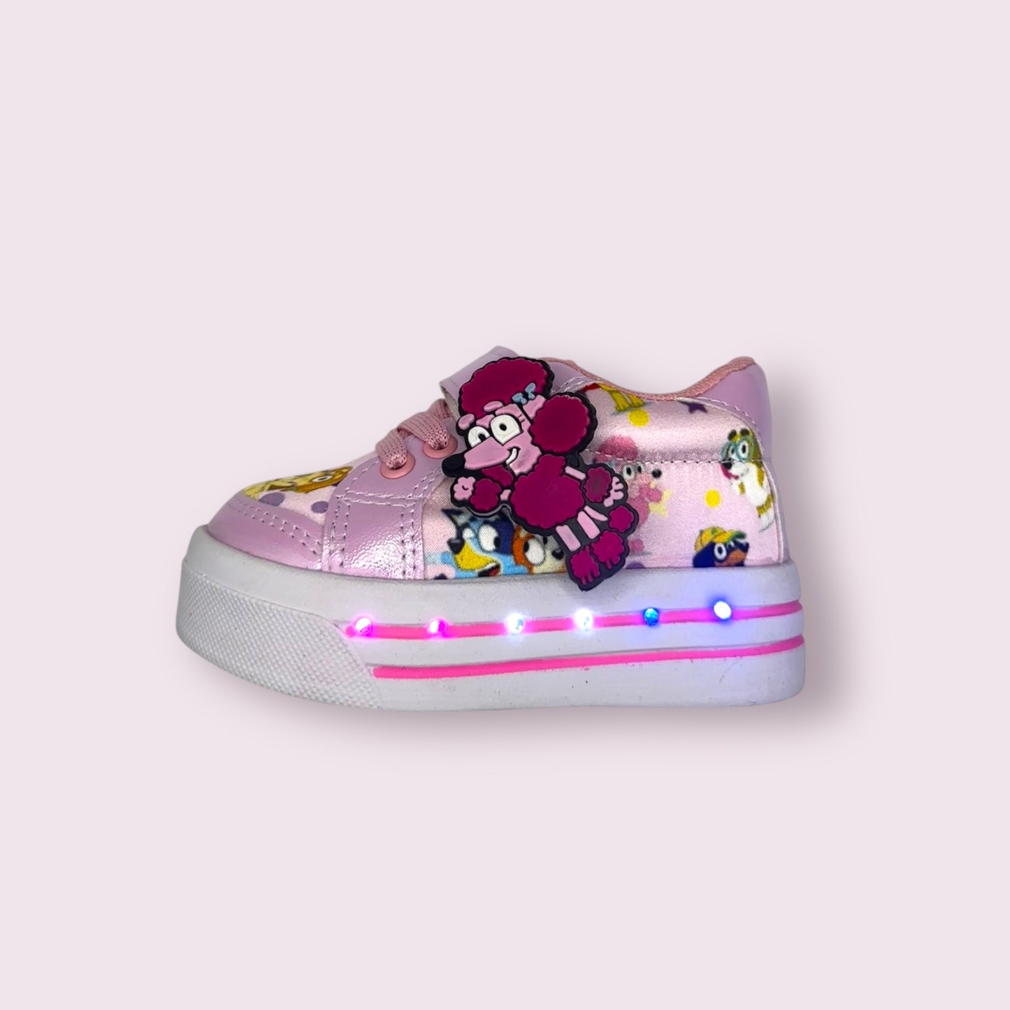 Tenis led bluey pink