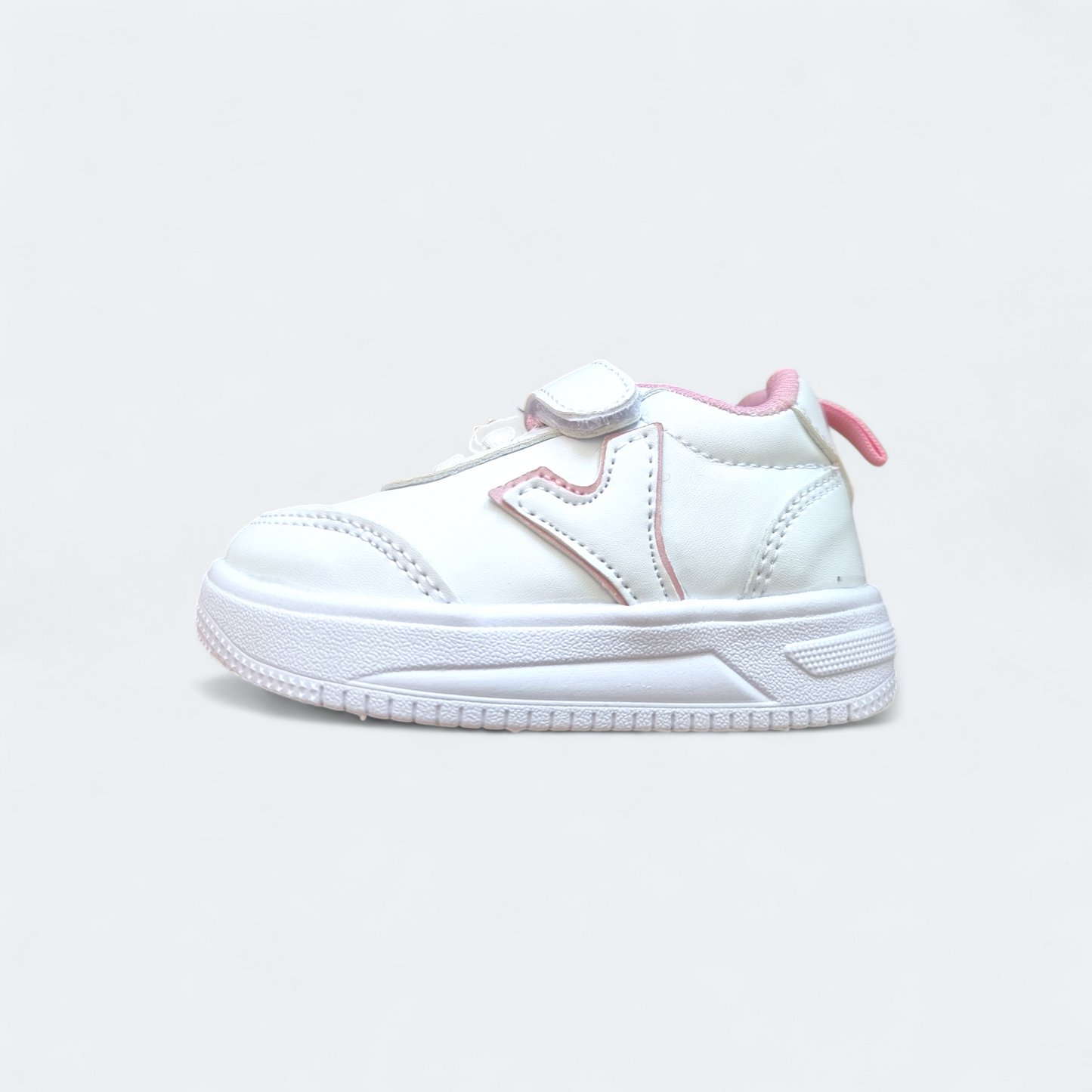 Tenis Yolo blanco/rosa