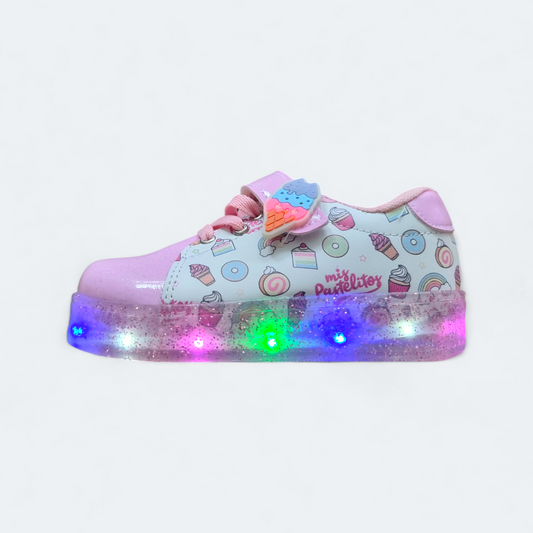 Tenis Mis pastelitos led