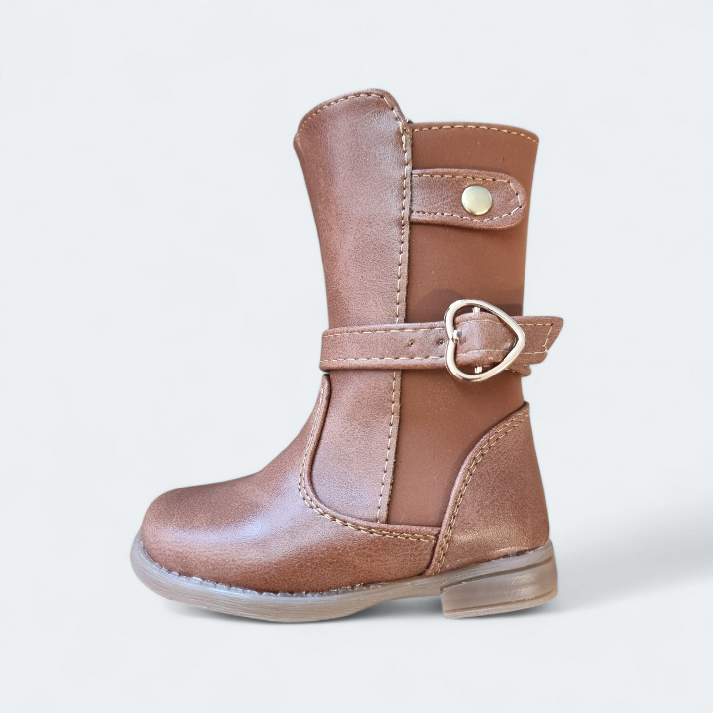 Bota alta camel Paulette